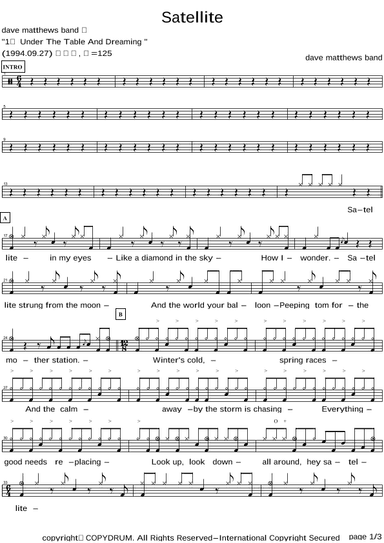 Satellite (arr. COPYDRUM)
