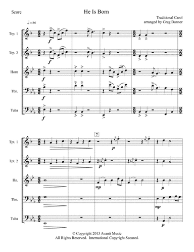 He Is Born (arr. Greg Danner)