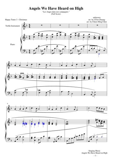 Angels We Have Heard on High (arr. Ifen Chuang, Chien-Ming Chen)