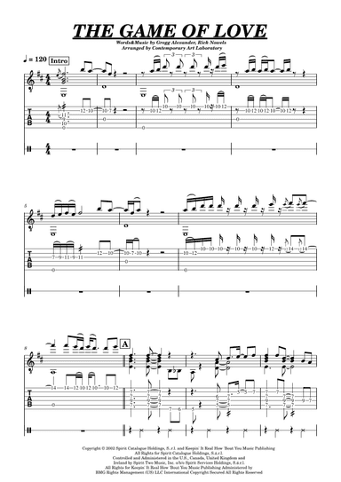 The Game Of Love (arr. Contemporary Art Laboratory)