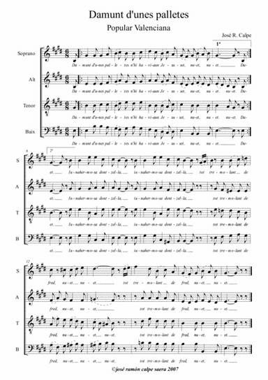 DAMUNT D'UNES PALLETES