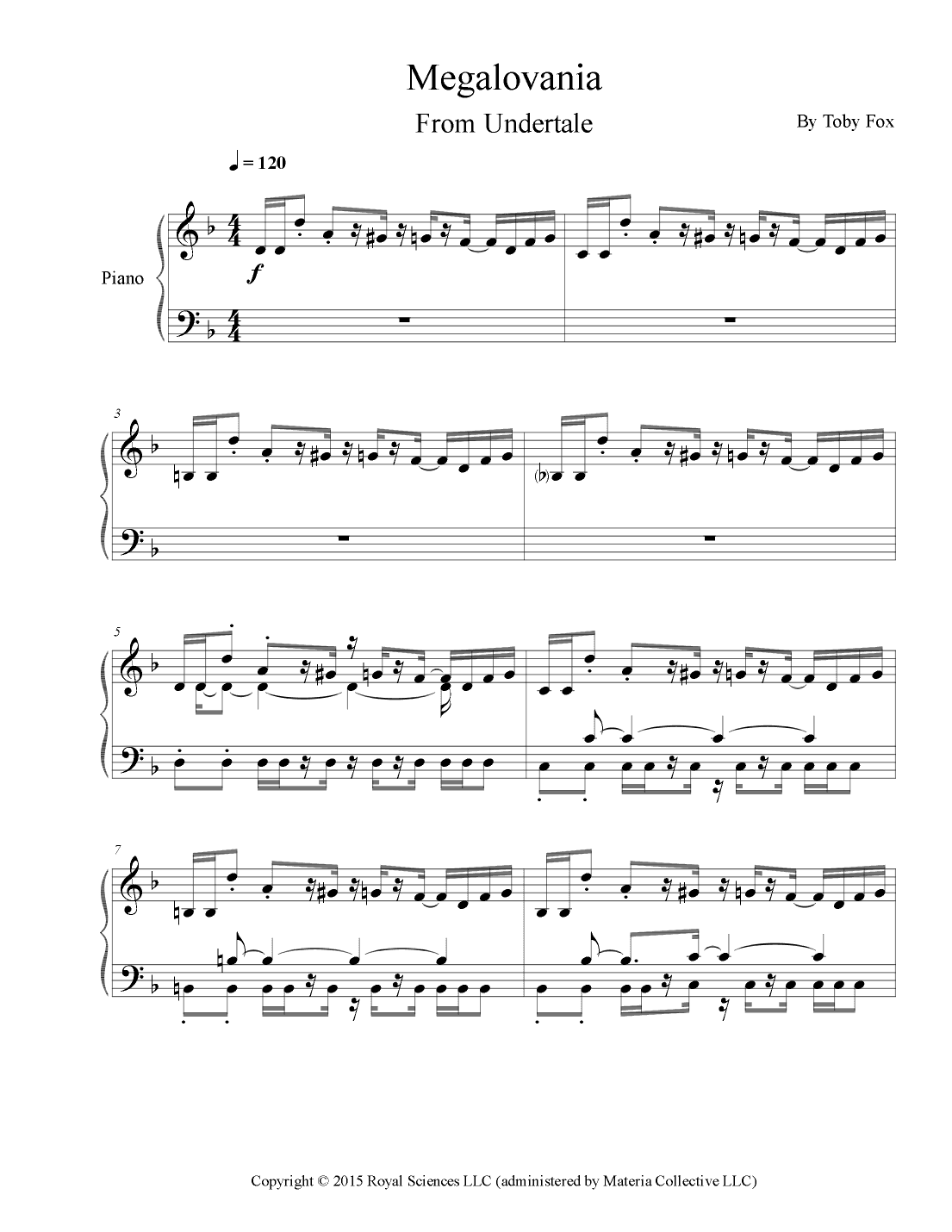 Megalovania (arr. Iván Díaz)