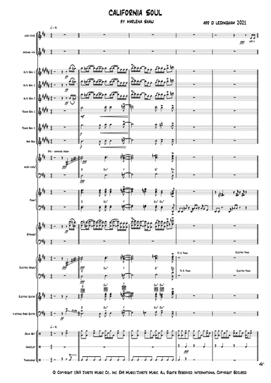 California Soul (arr. Musicscorz)