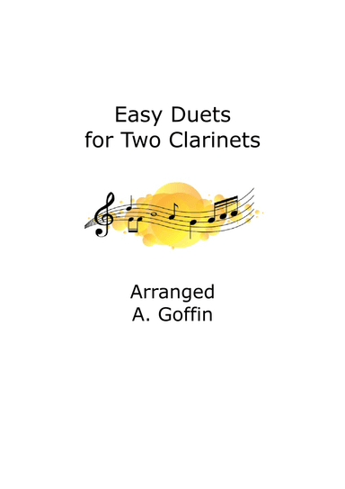 Easy Duets: Two Clarinets (arr. Alison Goffin)