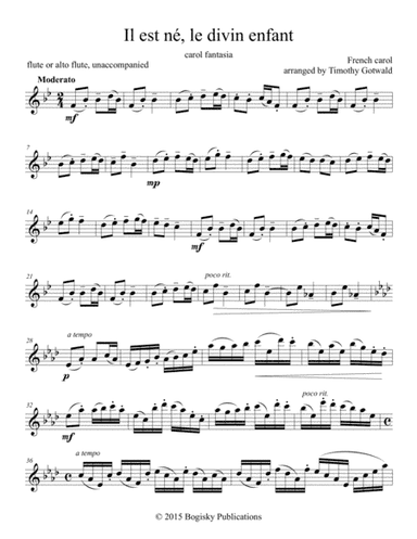 Il Est Né, le Divin Enfant (arr. Timothy Gotwald)