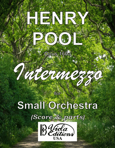 Opus 160a, Intermezzo for Small Orchestra in A-la (Score & Parts)