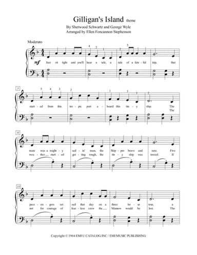 The Ballad Of Gilligan's Isle (arr. Ellen Foncannon Stephenson)