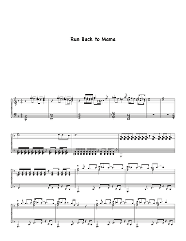 Run Back To Mama (arr. Biegler)