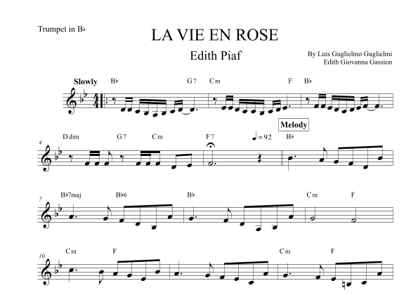 La Vie En Rose (elena Urioste And Tom Poster Version) (arr. Leo Silva)