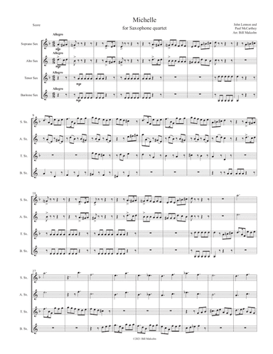 Michelle (arr. Bill Malcolm)