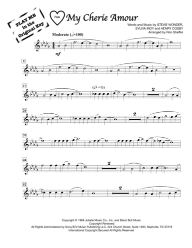 My Cherie Amour (arr. Ron Sheffer)