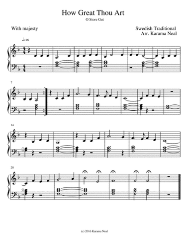 How Great Thou Art (arr. Karama Neal)