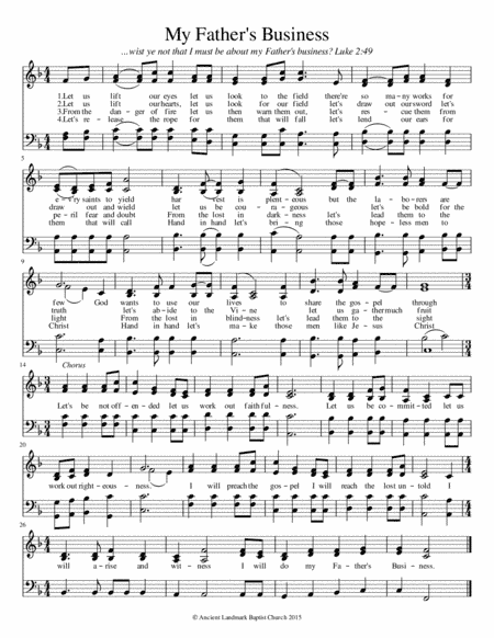 My Father's Business