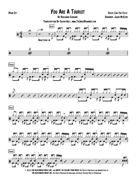 You Are A Tourist (arr. Gavyn Holt)