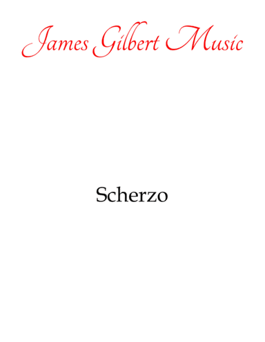 Scherzo (arr. James Gilbert Music)