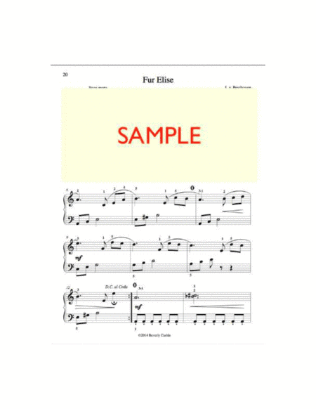 Fur Elise (arr. Beverly Cashin)