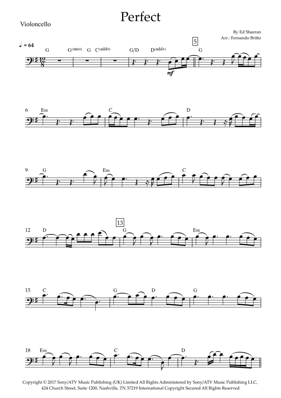 Perfect (arr. Fernando Britto)