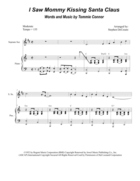 I Saw Mommy Kissing Santa Claus (arr. Stephen DeCesare)