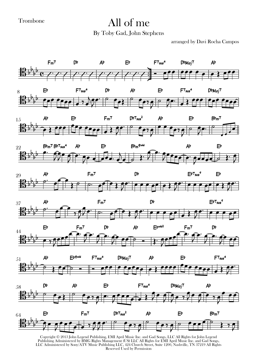 All Of Me (arr. Davi Rocha Campos)
