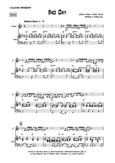 Bad Day (arr. Andrew Will)
