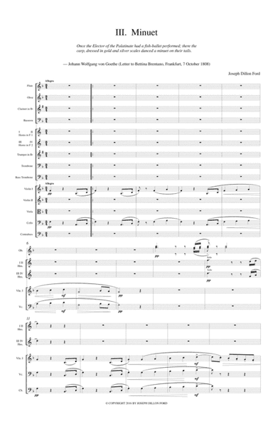 Symphony in F In Memoriam Johann Wolfgang von Goethe for orchestra - 3rd movement