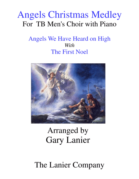 ANGELS CHRISTMAS MEDLEY (TB Men's Choir with Piano) (arr. Gary Lanier)