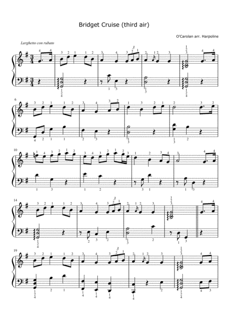 Bridget Cruise (Third Air) (arr. Harpoline)