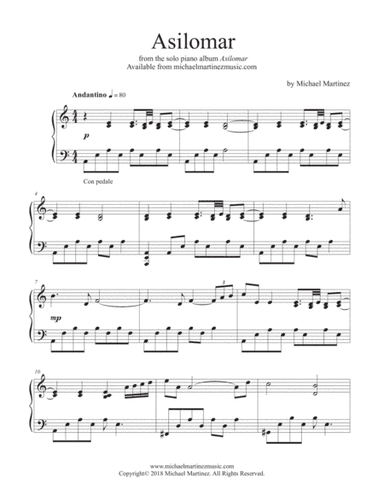 Asilomar -  original piano solo (New Age)