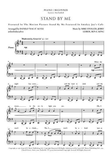 Stand By Me (arr. Danilo "Daca" Alves)