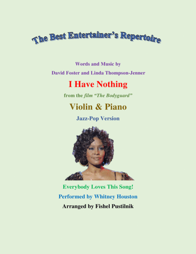 I Have Nothing (arr. Fishel Pustilnik)