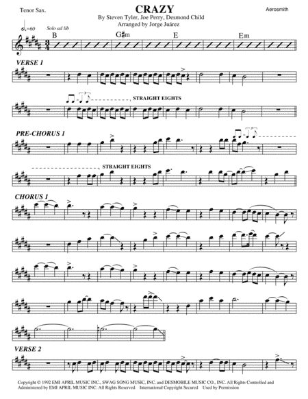 Crazy (arr. Jorge Juárez)