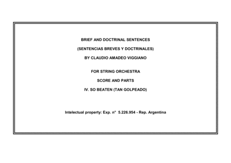 SO BEATEN (TAN GOLPEADO)