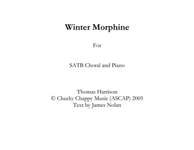 Winter Morphine
