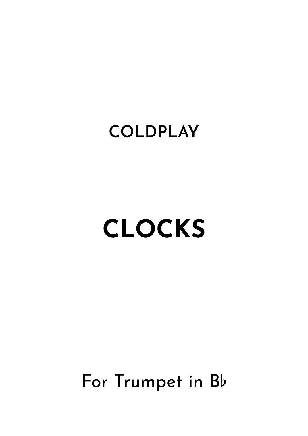 Clocks (arr. Jireh J.)