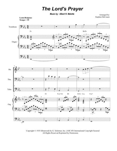 The Lord's Prayer (arr. Stephen DeCesare)