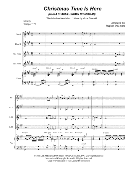 Christmas Time Is Here (arr. Stephen DeCesare)