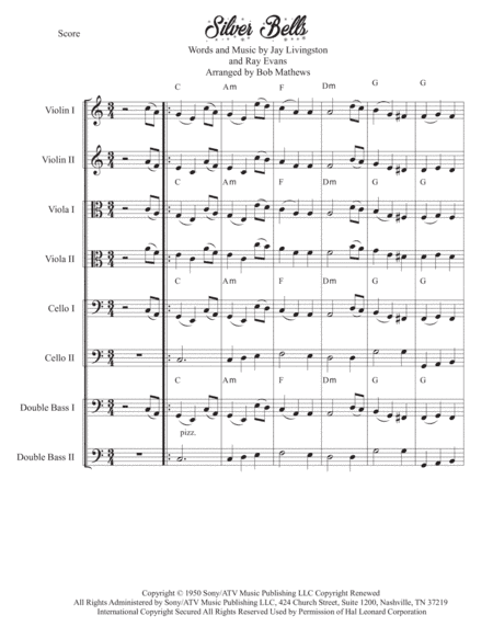 Silver Bells (arr. Bob Mathews)