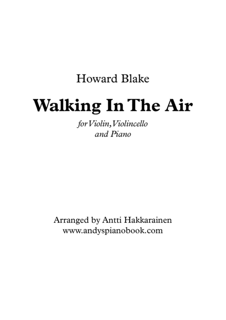 Walking In The Air (arr. Antti Hakkarainen)