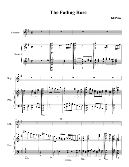 The Lovely, Fading Rose (Soprano)