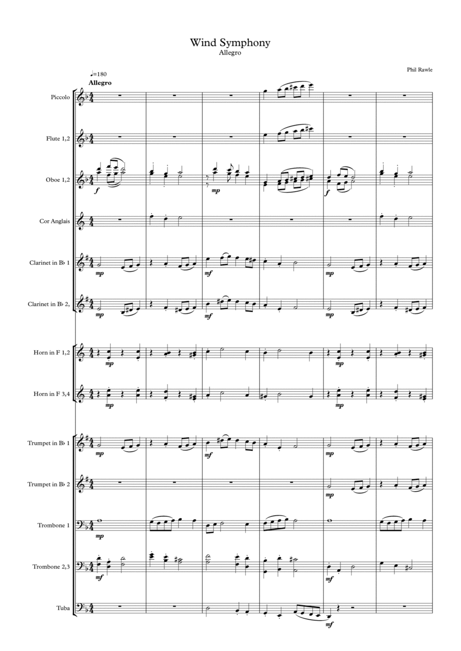 Wind Symphony - Wind Instruments