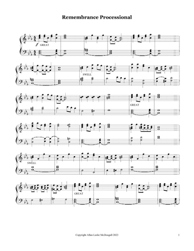 Remembrance Processional