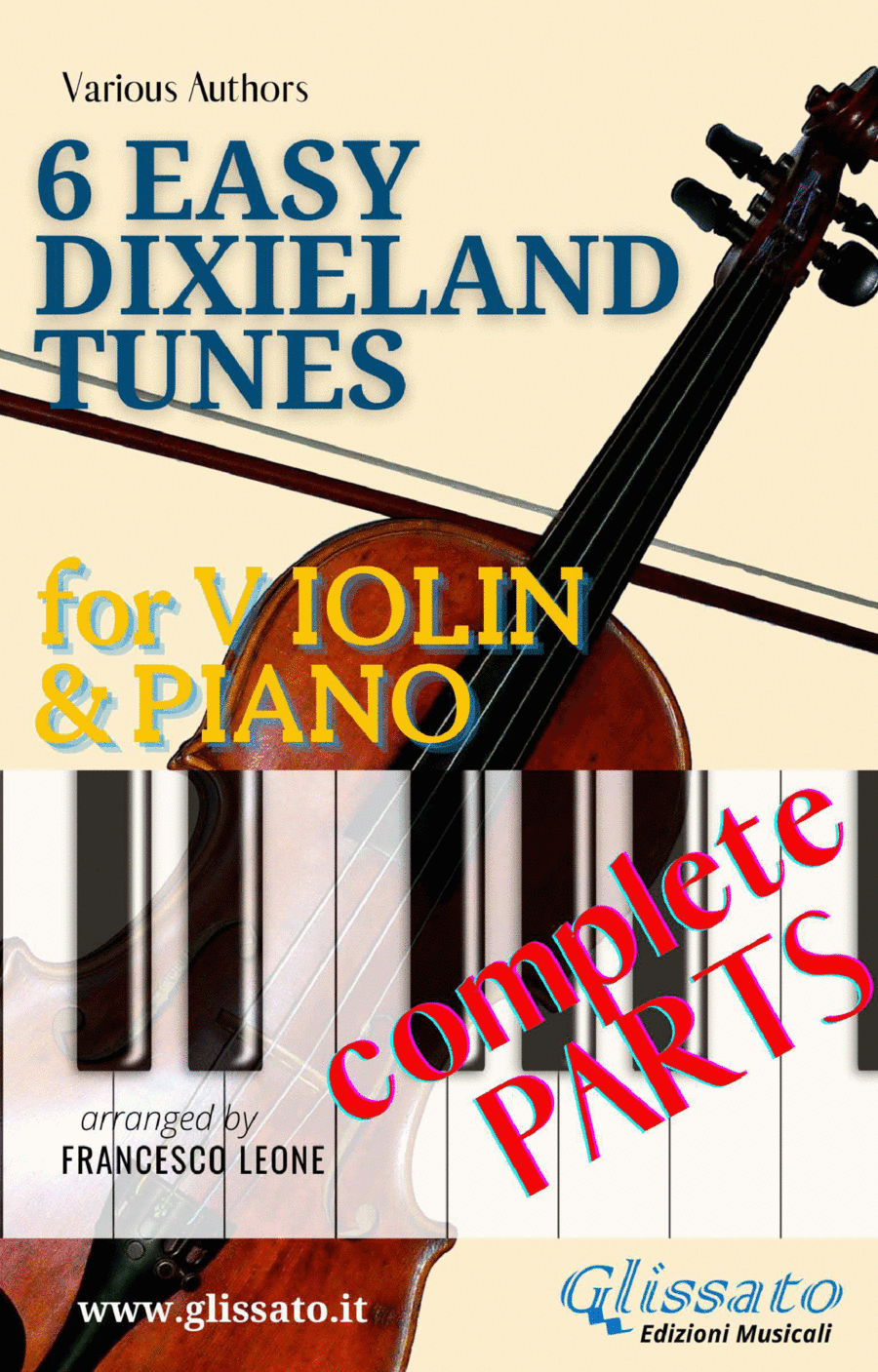 6 Easy Dixieland Tunes - Violin & Piano (arr. Francesco Leone)