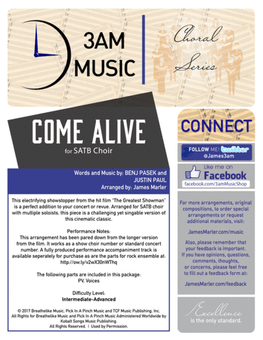 Come Alive (arr. James Marler)