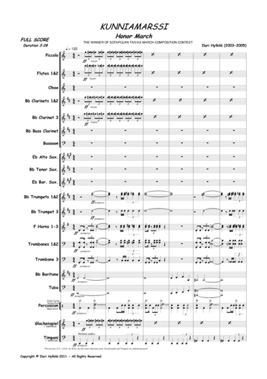Honor March (for Concert Band)