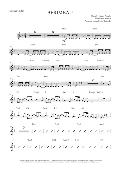 Berimbau (arr. Anderson Quevedo)