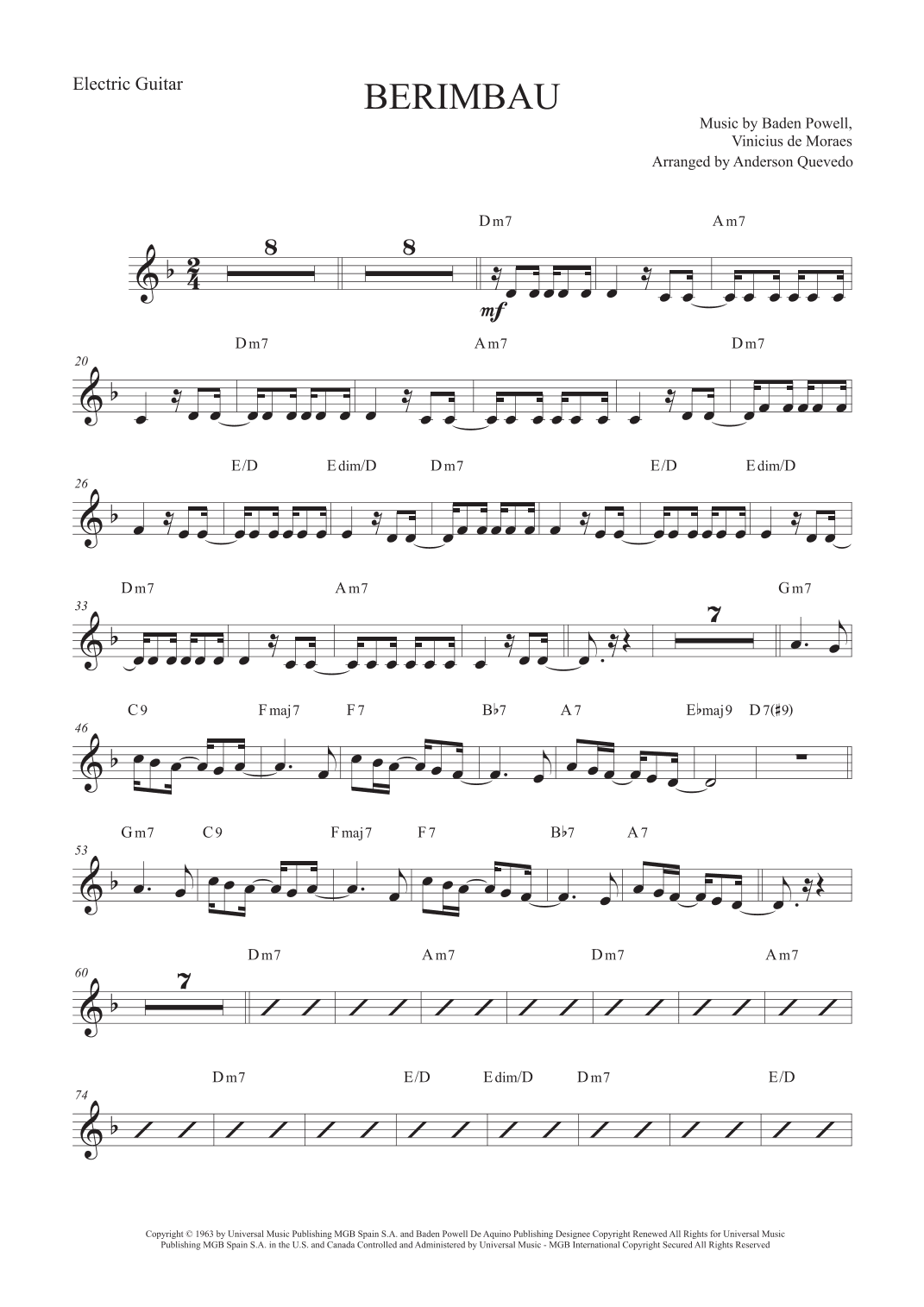 Berimbau (arr. Anderson Quevedo)
