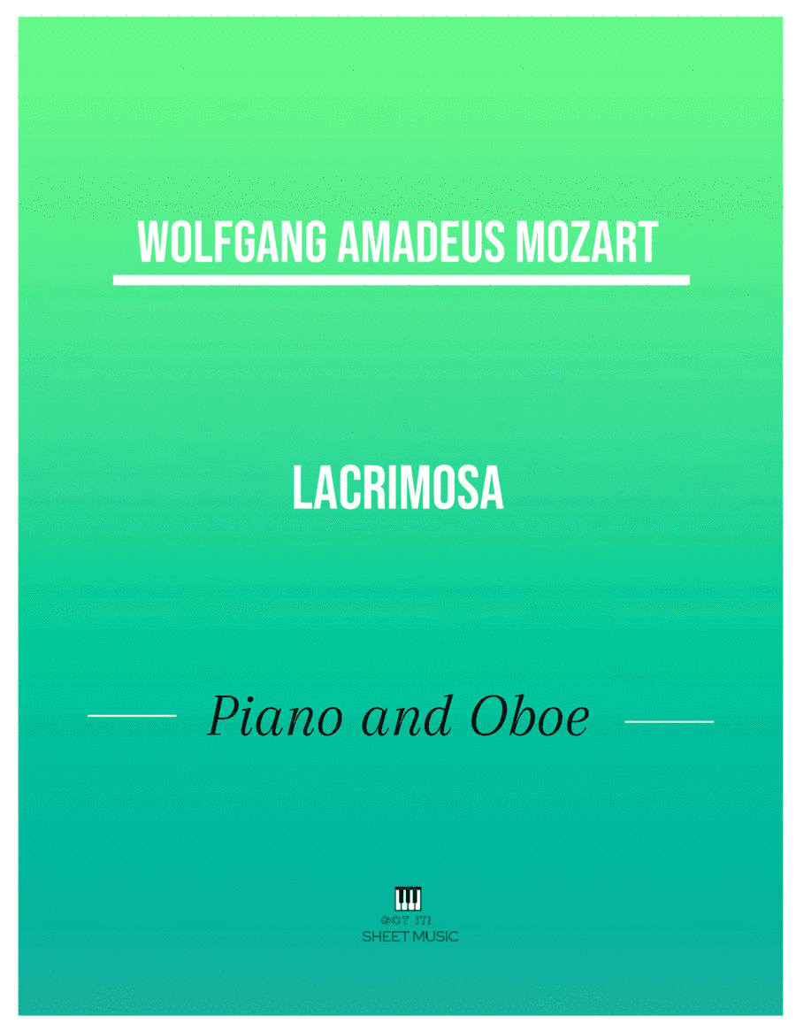 Mozart - Lacrimosa (Piano and Oboe) (arr. ANDRE LAITANO)