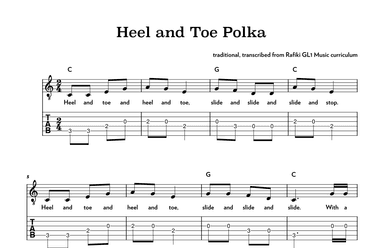 Heel and Toe Polka (arr. Riverside Guitar School)