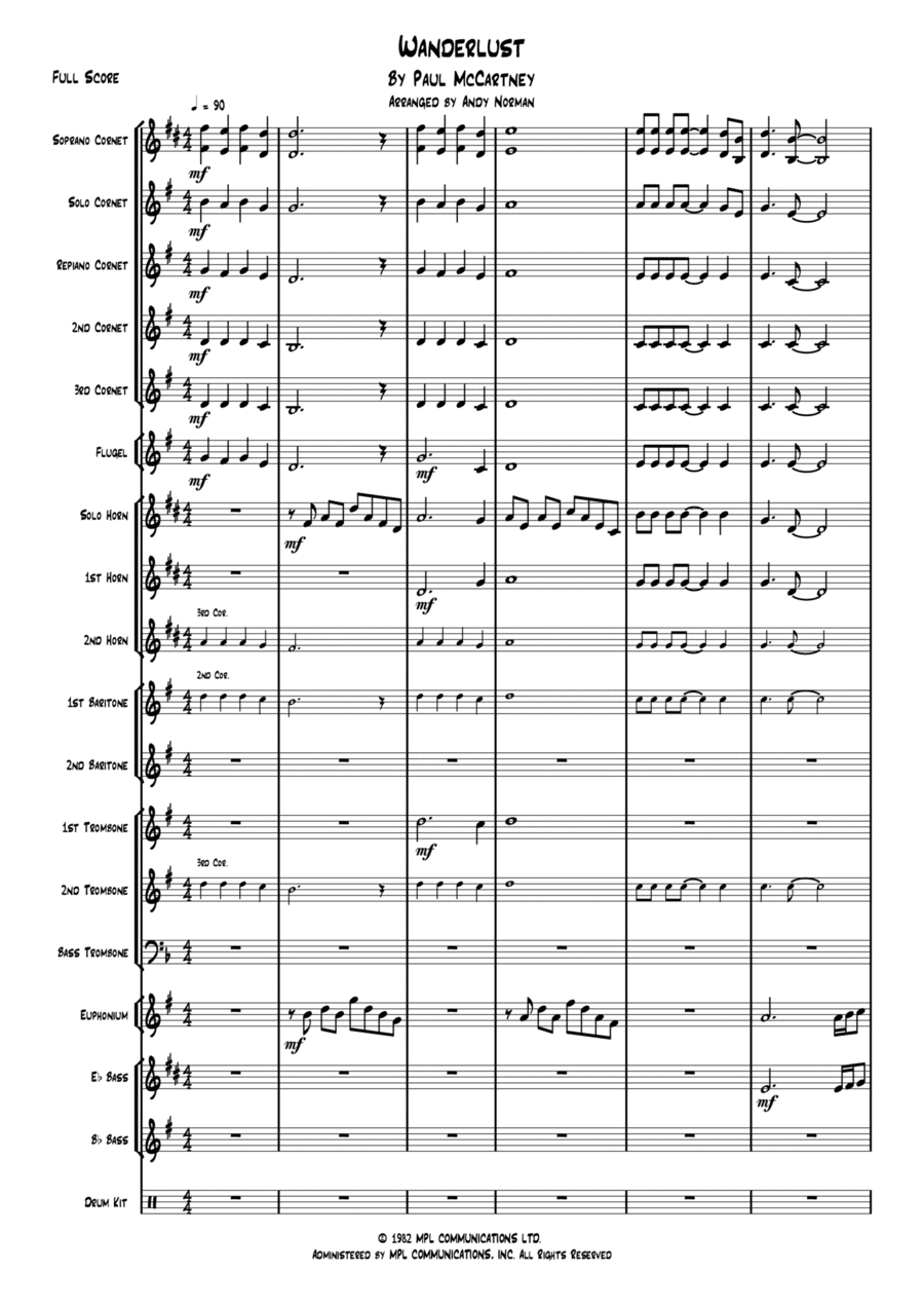 Wanderlust (arr. Andy Norman)