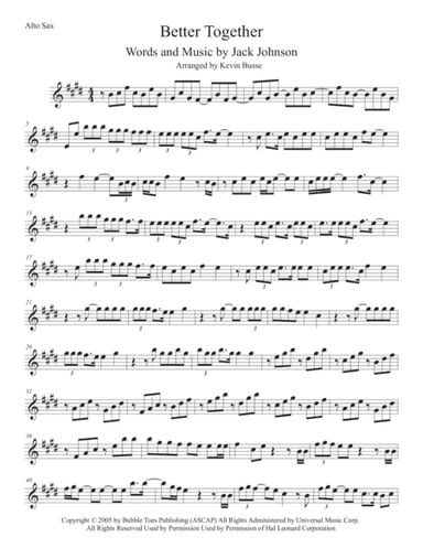 Better Together (arr. Kevin Busse)